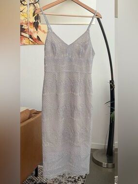 PS THE LABEL Lace Midi Dress